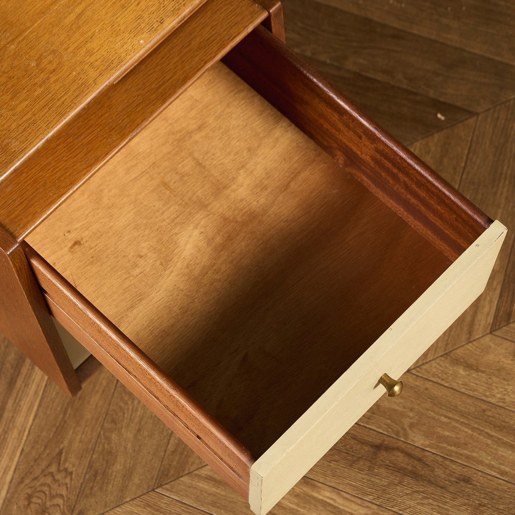 Chinese white ヴィンテージ ドレッサーデスク 初期ゴールドラベル