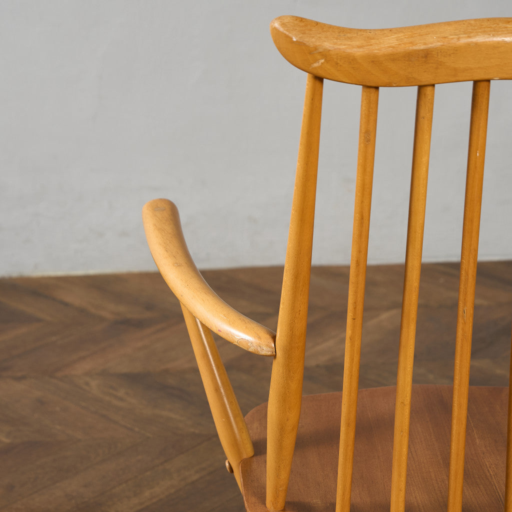 ヴィンテージ ゴールドスミス アームチェア ラウンドゴールドラベル