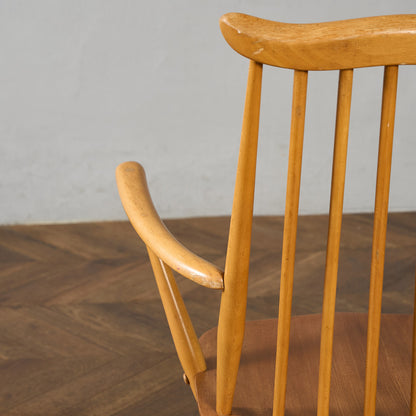 ヴィンテージ ゴールドスミス アームチェア ラウンドゴールドラベル