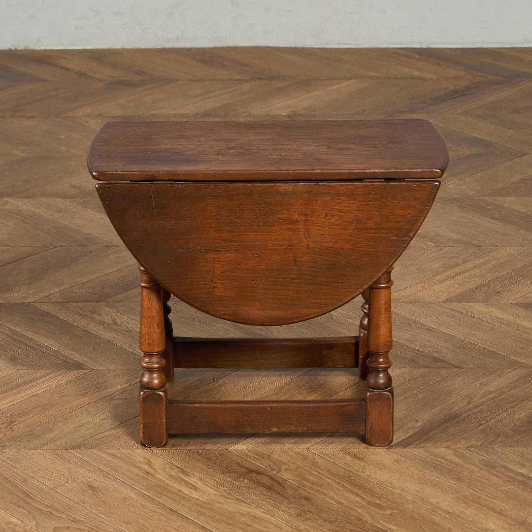 英国 クラシック ターントップ ドロップリーフ サイドテーブル