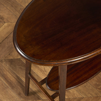 マホガニー材 サイドテーブル