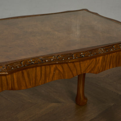 英国 クラシック ガラストップ センターテーブル #86977