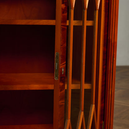 英国 クラシック エドワーディアン様式 ブックケース 食器棚