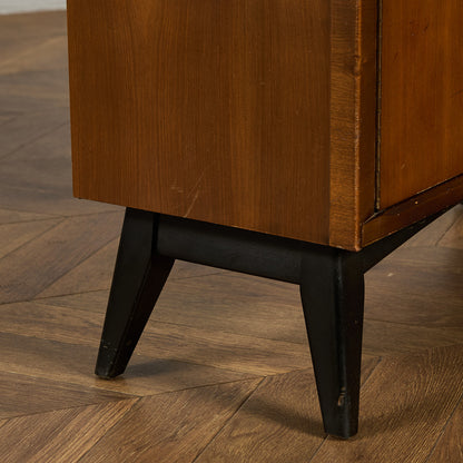 ヴィンテージ ガラス キャビネット ブックケース