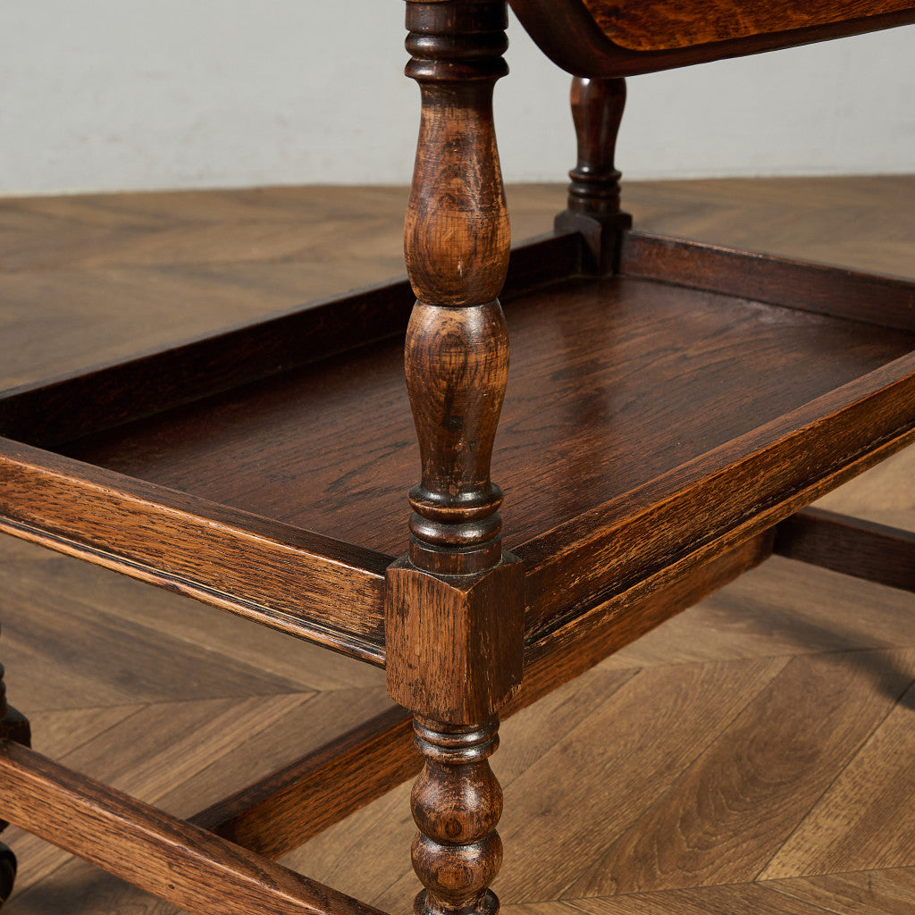 英国 クラシック ドロップリーフ サイドテーブル ティトロリー