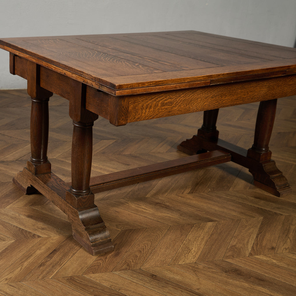 英国 クラシック ドローリーフ ロング ダイニングテーブル