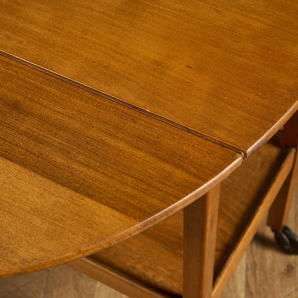 英国 ヴィンテージ ドロップリーフ トロリー ワゴン