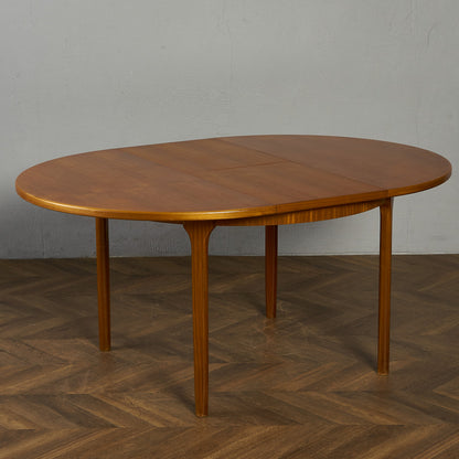 エクステンション ラウンドダイニングテーブル / 天板再塗装済み