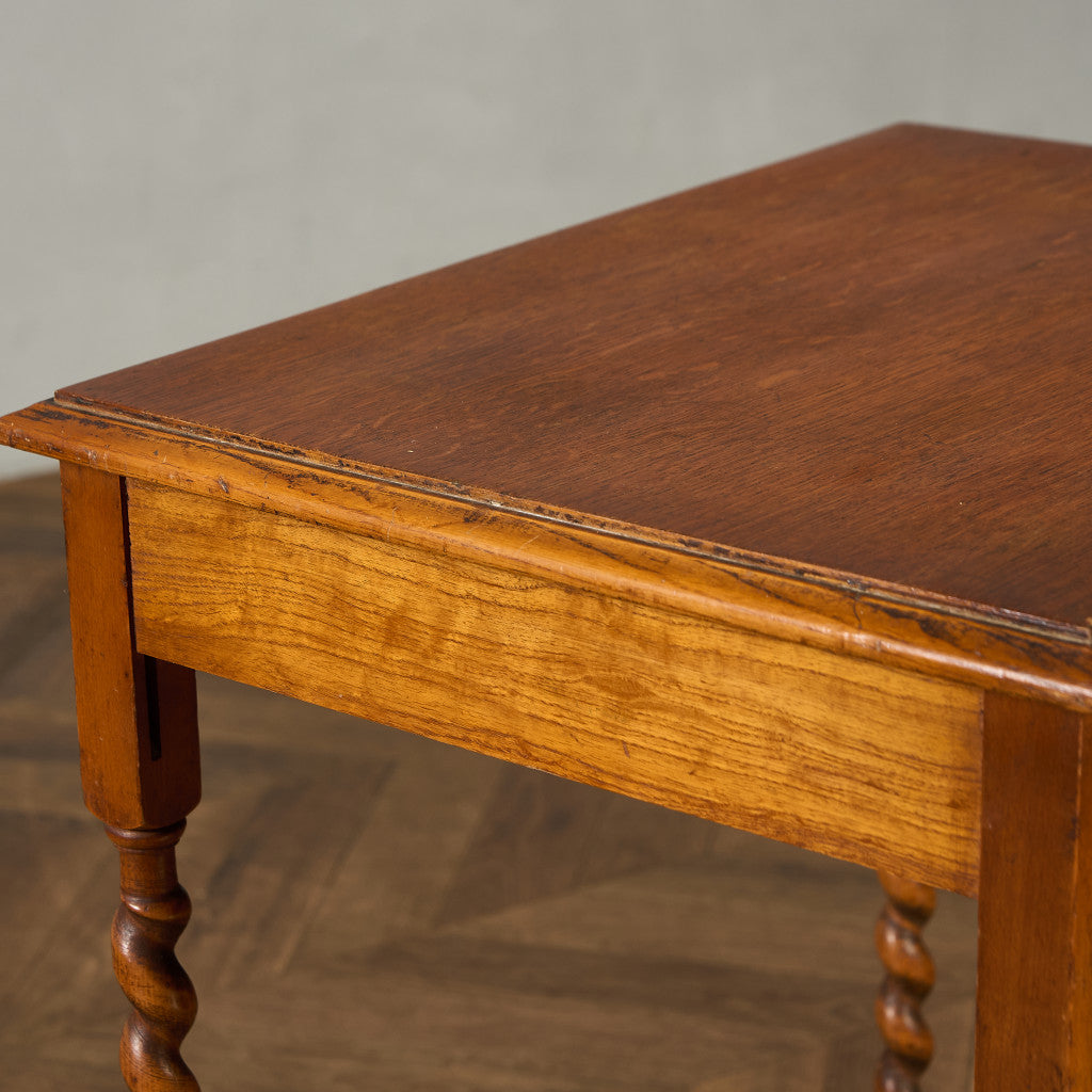 英国 クラシック バーリーシュガー ツイストレッグ サイドテーブル