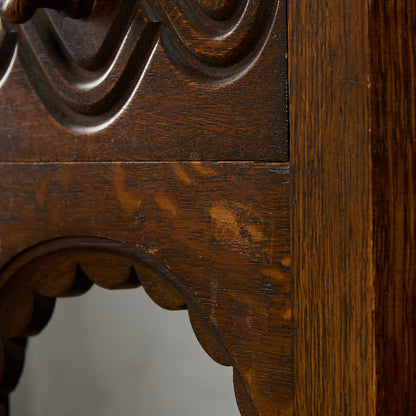 英国 クラシック 引き出し付き サイドテーブル #90096