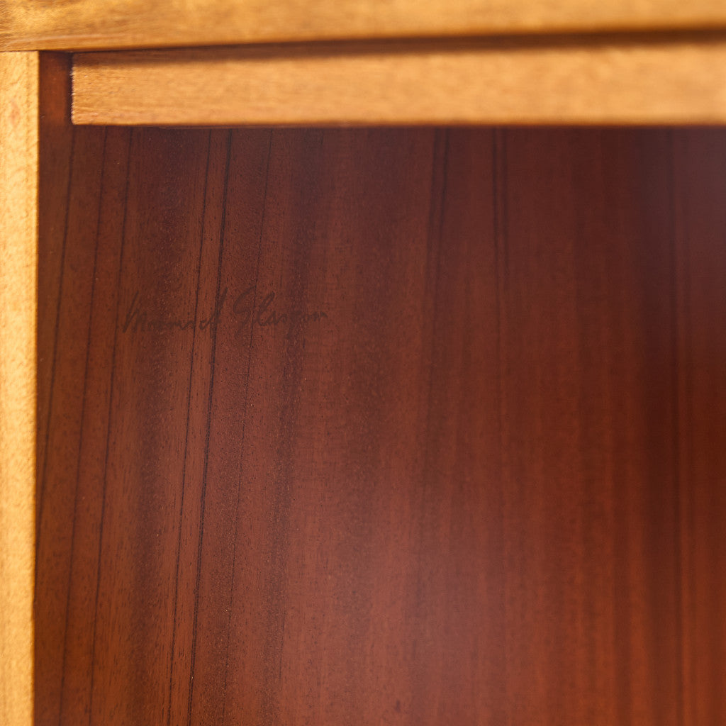 Cumbrae ヴィンテージ ナロー ガラス ブックケース 食器棚