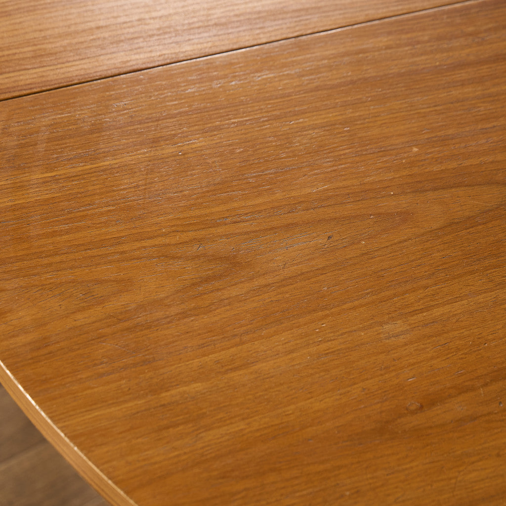 英国 ヴィンテージ エクステンション ラウンド ダイニングテーブル