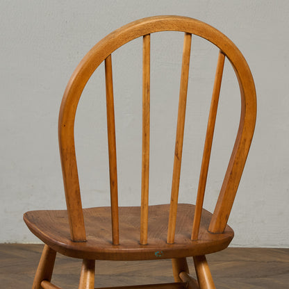 アーコール ERCOL ヴィンテージ 4本 スポーク フープバックチェア ネイビーブルーラベル #89767
