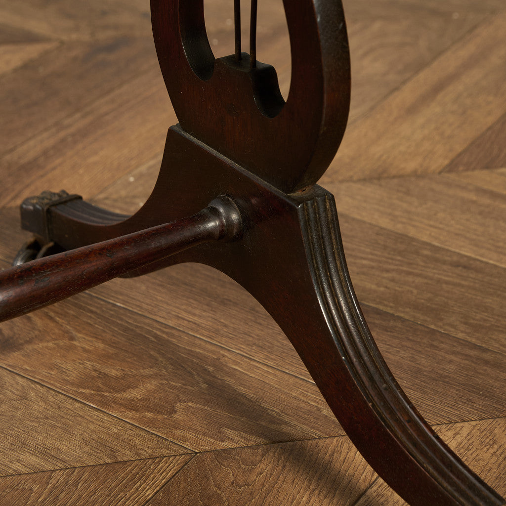 英国 クラシック ハープモチーフ バタフライ サイドテーブル