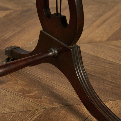 英国 クラシック ハープモチーフ バタフライ サイドテーブル