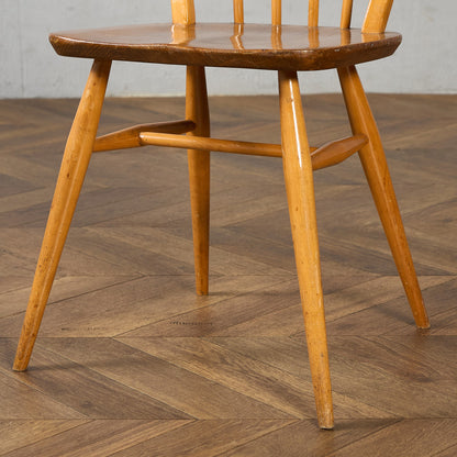 ヴィンテージ 4本 スポーク フープバックチェア ブルーラベル