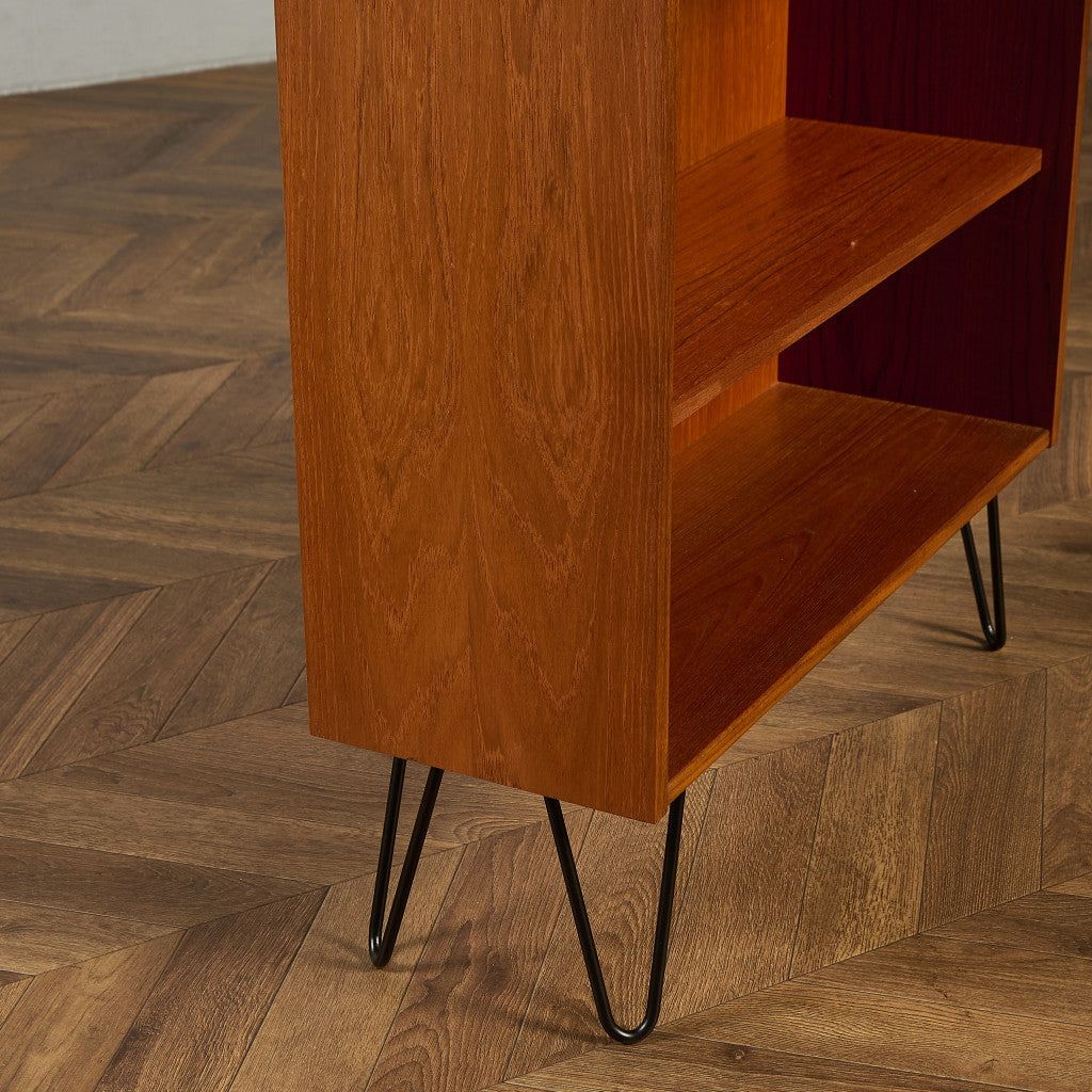 ヴィンテージ ブックシェルフ カスタム アイアンヘアピンレッグ