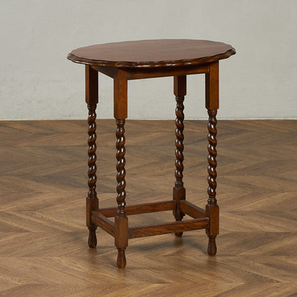 英国 クラシック バーリーシュガーツイスト サイドテーブル