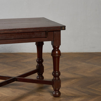 イギリス クラシック 拡張式 ダイニングテーブル