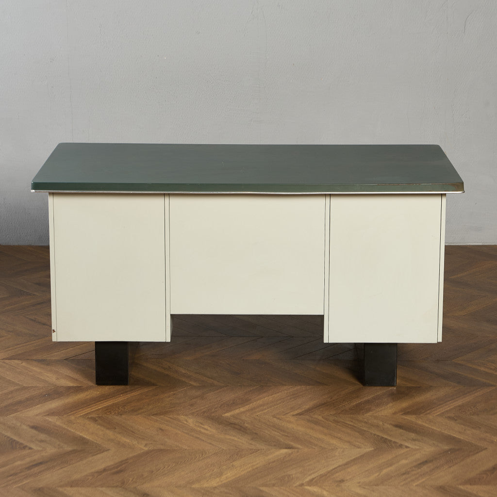 英国 ヴィンテージ 両袖 デスク