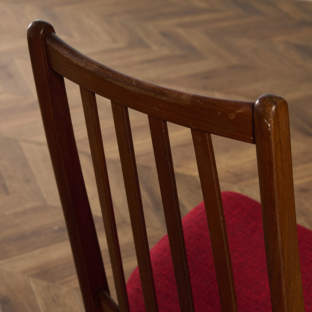 ヴィンテージ スラットバックチェア 座面張替え済み