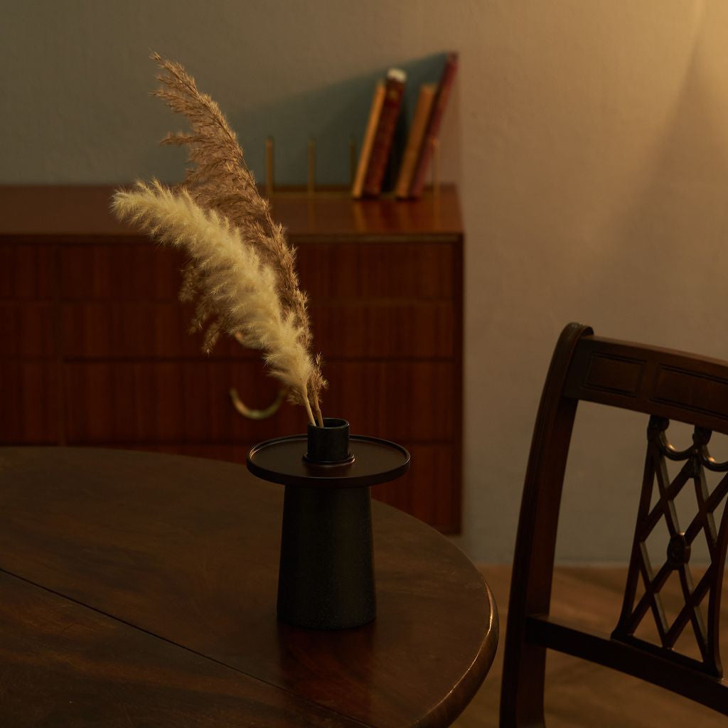 hanauke フラワーベース / BLACK