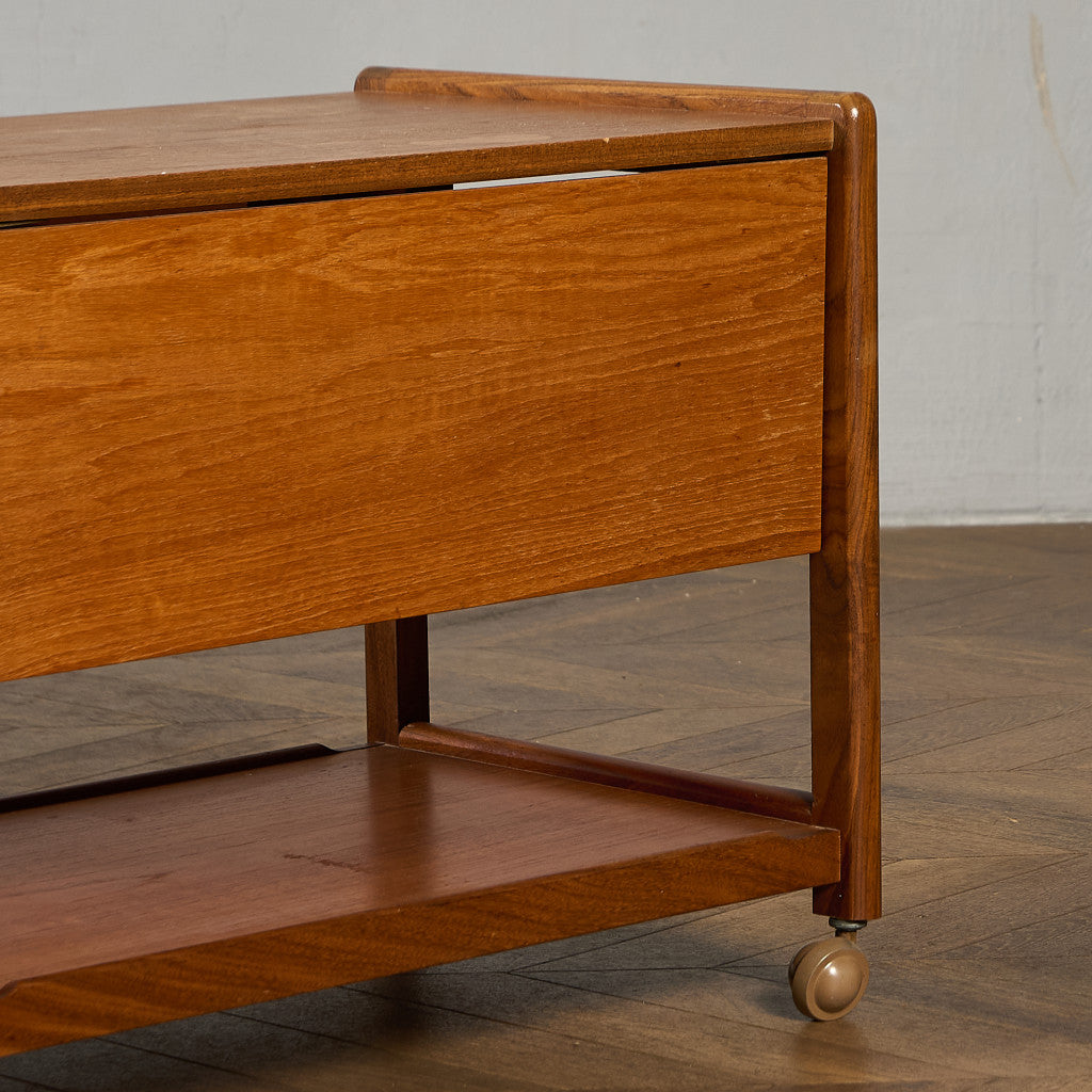 英国 ヴィンテージ ドロップリーフ トロリーワゴン