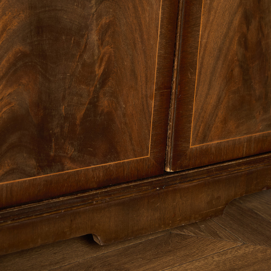 英国 クラシック エドワーディアン 様式 ブックケース カップボード