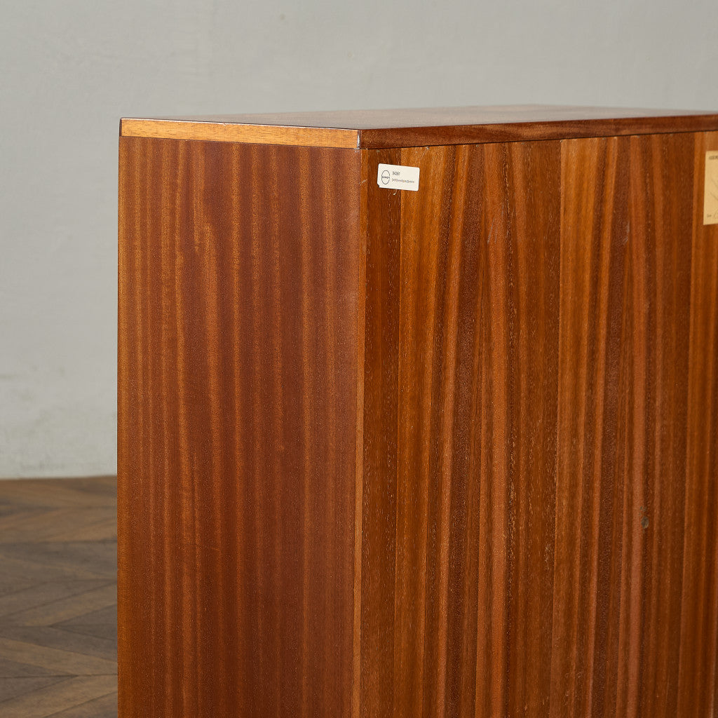 モーリス オブ グラスゴー Morris of Glasgow Cumbrae ヴィンテージ ナロー ガラス ブックケース 食器棚 #94361