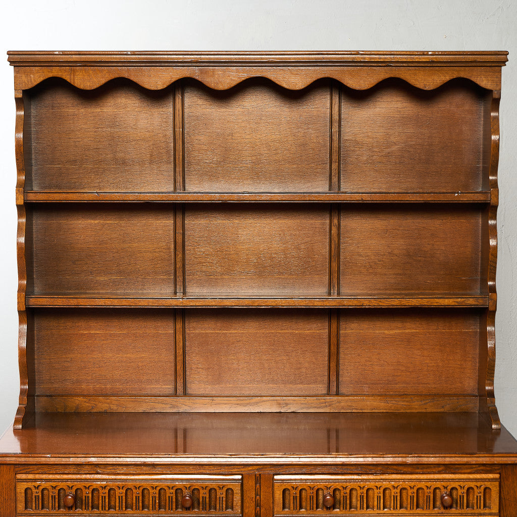 Pratts オーク材 ウェルシュドレッサー カップボード