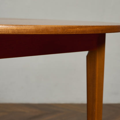 デンマーク エクステンション ラウンド ダイニングテーブル