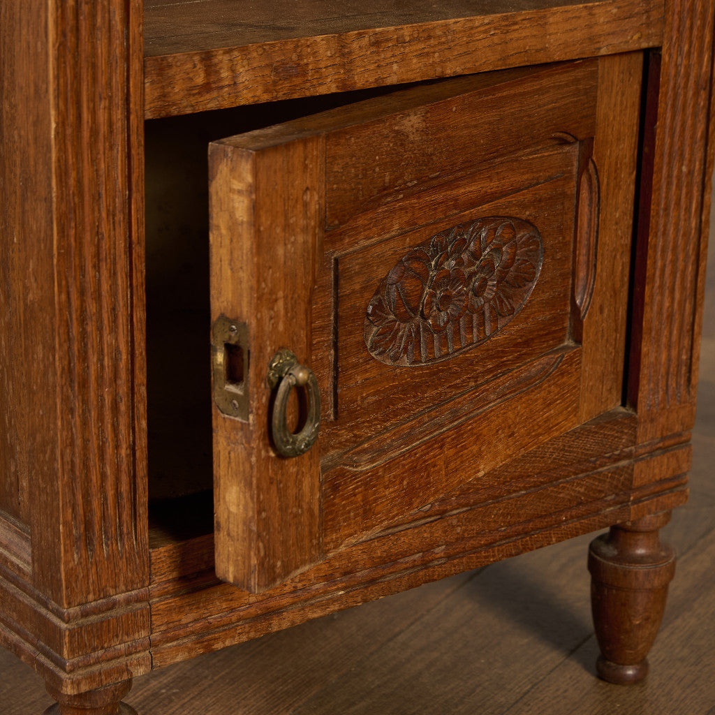 英国 クラシック 大理石 サイドキャビネット #96636