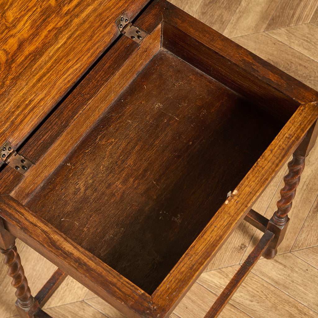 英国 クラシック バーリーシュガーツイスト サイドテーブル #91801