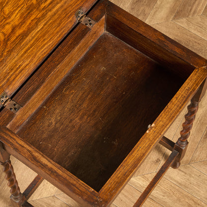 英国 クラシック バーリーシュガーツイスト サイドテーブル #91801