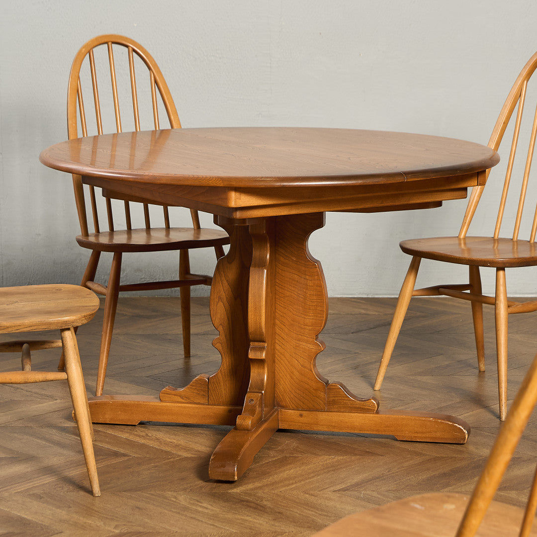 エクステンション ラウンドダイニングテーブル (2700)  ラウンドゴールドラベル