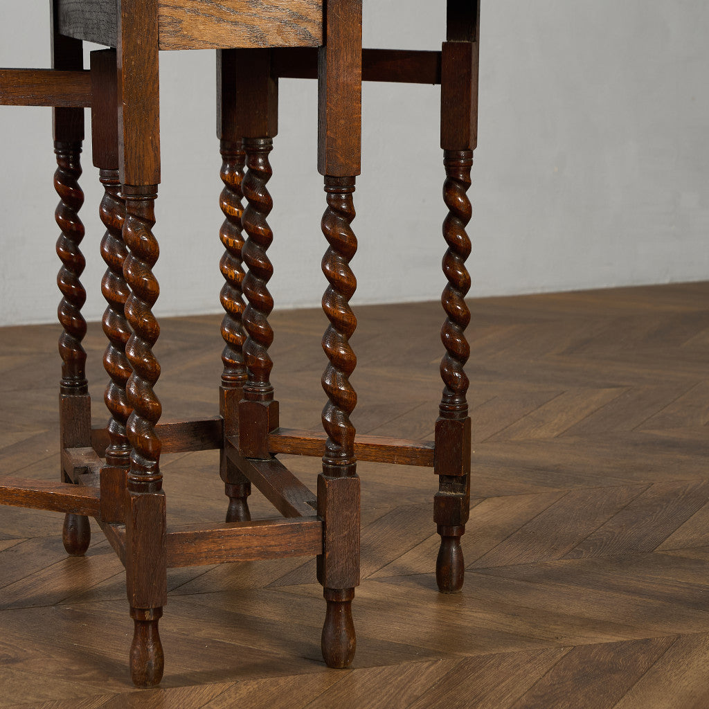 英国 クラシック ドロップリーフ ゲートレッグテーブル