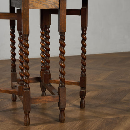 英国 クラシック ドロップリーフ ゲートレッグテーブル