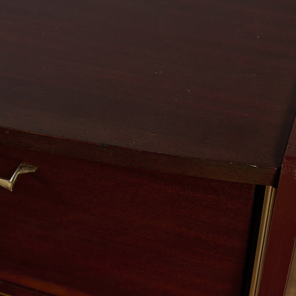 英国 ヴィンテージ ベッドサイド キャビネット