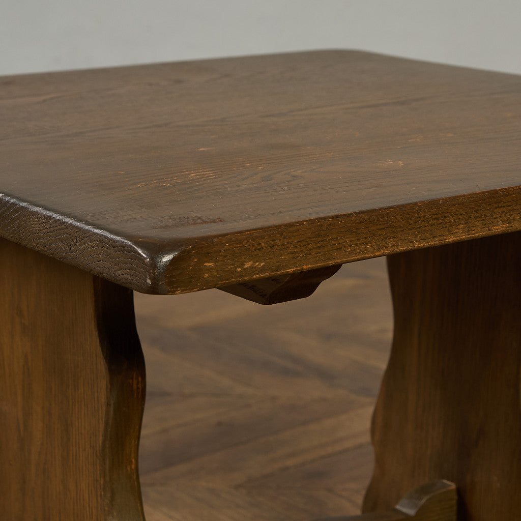 英国 クラシック オーク材 センターテーブル サイドテーブル