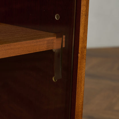 Abbess ヴィンテージ ガラス キャビネット 本棚