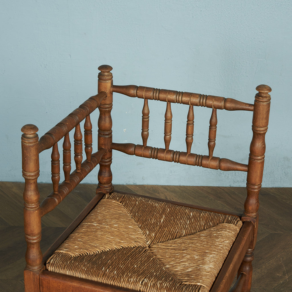 英国クラシック ラッシュシート張り コーナーチェア #81751 – camori