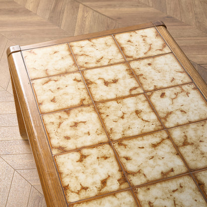 ベルギー ヴィンテージ タイルトップ コーヒーテーブル センターテーブル