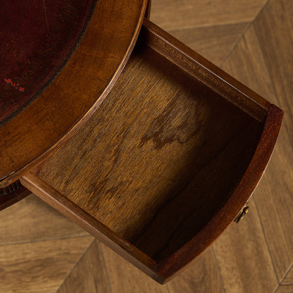 英国 クラシック リージェンシー 様式 ドラムテーブル