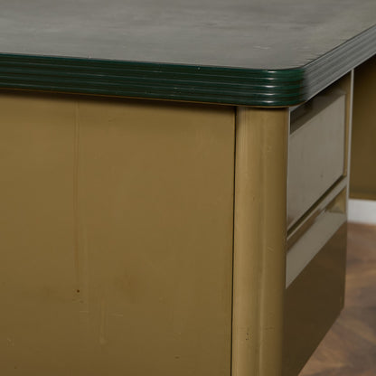 ベルギー ヴィンテージ 片袖 デスク