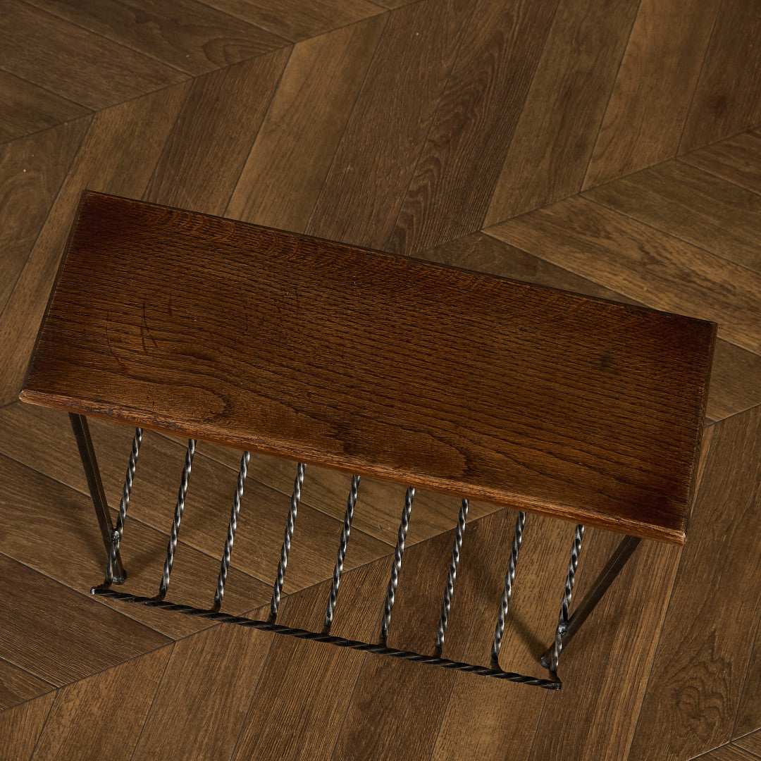 英国 ヴィンテージ マガジンラック