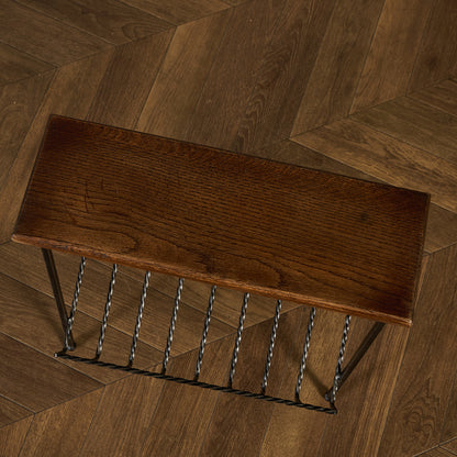 英国 ヴィンテージ マガジンラック