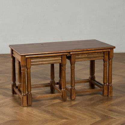 英国 クラシック ネストコーヒーテーブル センターテーブル #95415