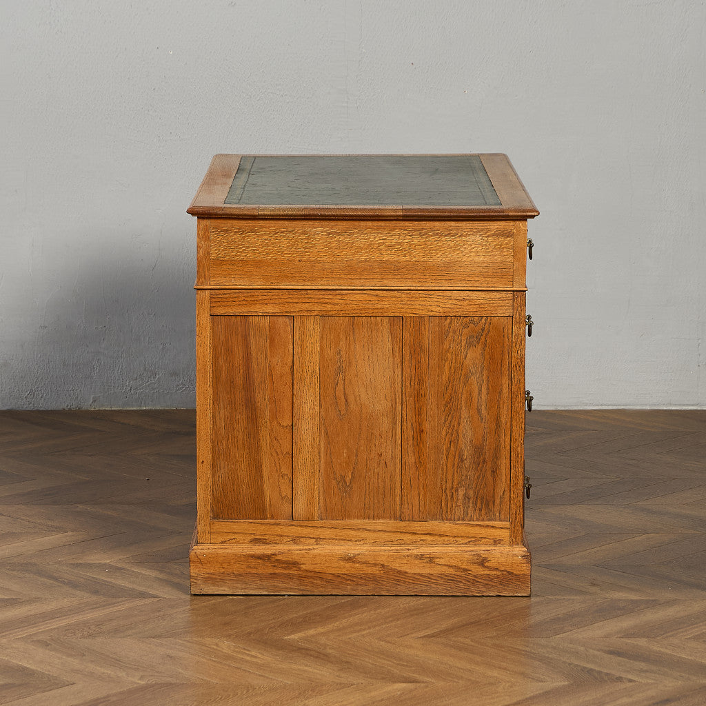 英国 クラシック 両袖デスク