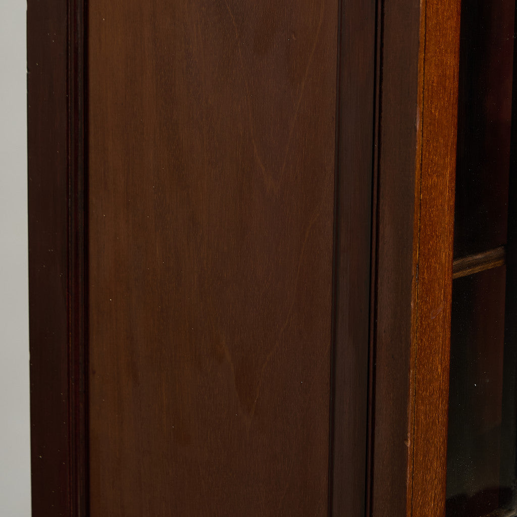 英国 アンティーク ビューロー ブックケース