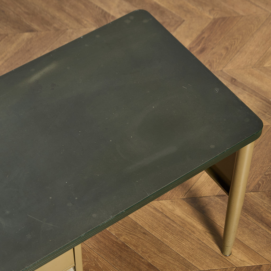 ベルギー ヴィンテージ 片袖 デスク